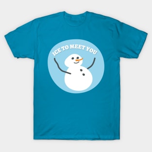 Cute Snowman Greetings | Christmas Gift Ideas T-Shirt